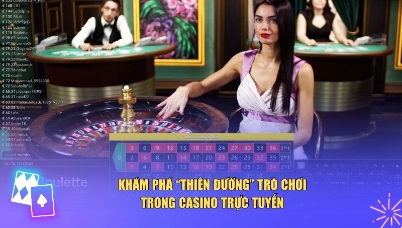 Casino trực tuyến là thiên đường của những trò chơi kinh điển