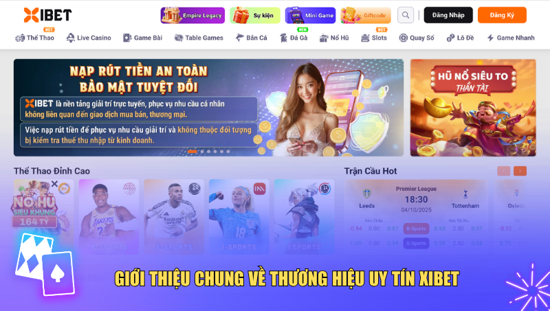 Giới thiệu tổng quát về đơn vị cá cược Xibet
