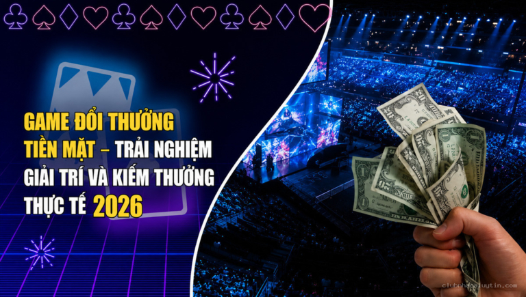 Game Đổi Thưởng Tiền Mặt – Trải Nghiệm Giải Trí Và Kiếm Thưởng Thực Tế 2026