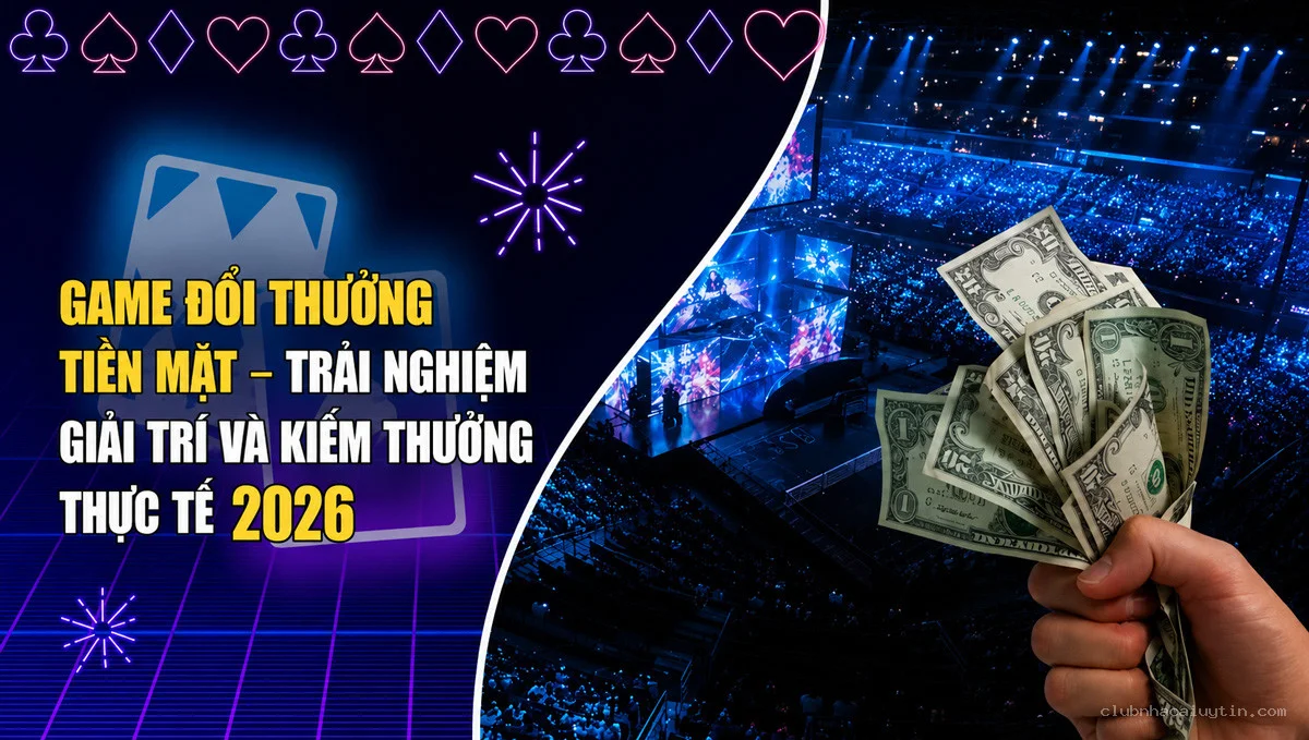 Game Đổi Thưởng Tiền Mặt – Trải Nghiệm Giải Trí Và Kiếm Thưởng Thực Tế 2026