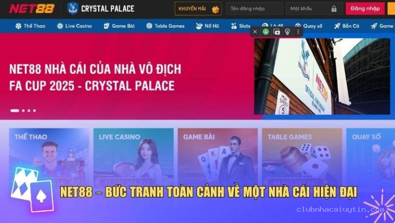 Net88 – Bức tranh toàn cảnh về một nhà cái hiện đại