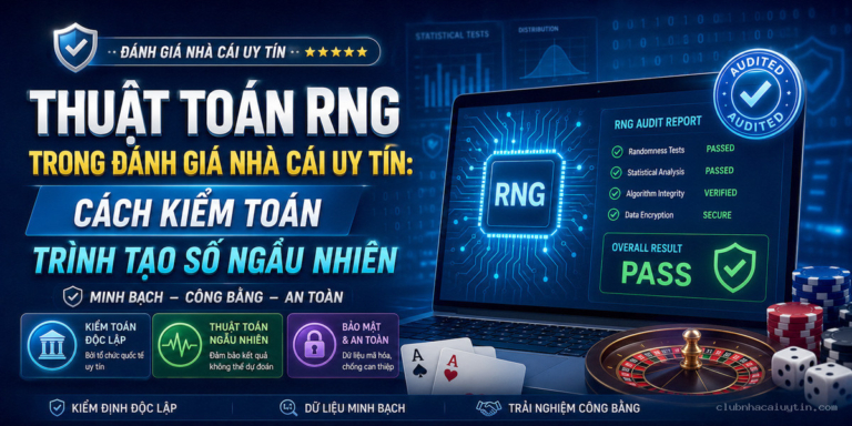 Thuật Toán RNG Trong Đánh Giá Nhà Cái Uy Tín: Cách Kiểm Toán Trình Tạo Số Ngẫu Nhiên